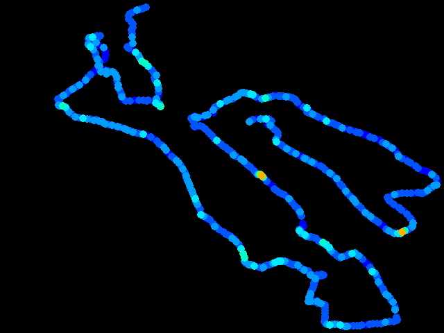  Jáchymov - walk 0.04 - 1.04 µSv/h