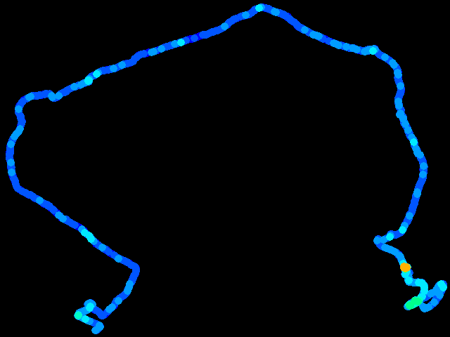  Jáchymov - walk 0.04 - 1.8 µSv/h