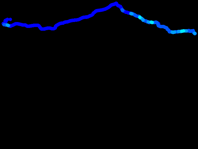  Stříbro - Votice 0.03 - 0.34 µSv/h