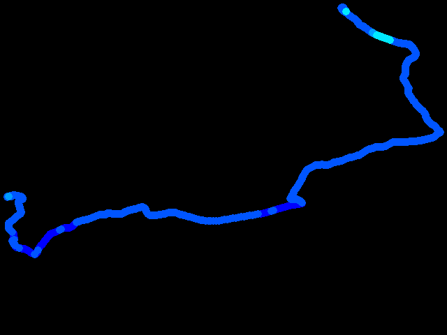  Lužec - Jáchymov 0.09 - 0.39 µSv/h