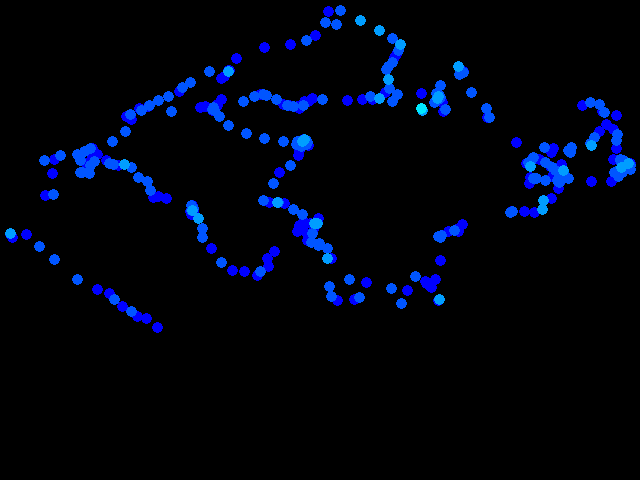  Kyselka - walk 0.04 - 0.36 µSv/h