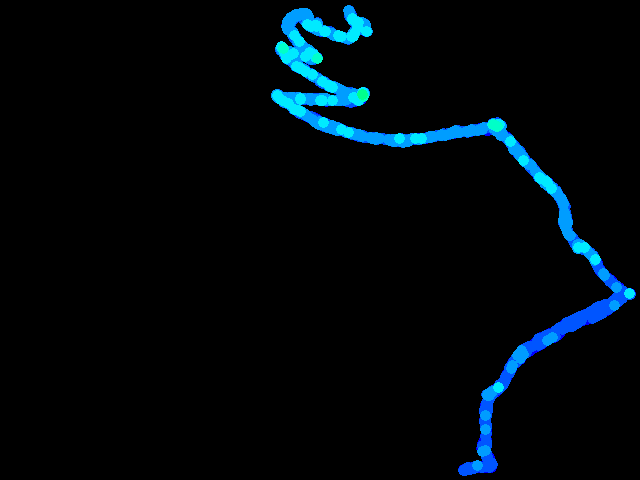  Milešovka - walk 0.04 - 0.5 µSv/h