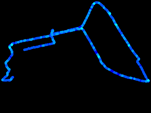  Tábor - walk 0.04 - 0.4 µSv/h