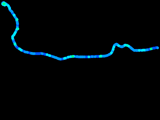  Svatý Tomáš - walk 0.04 - 0.57 µSv/h