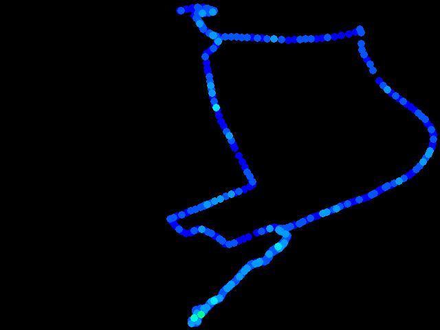  Tuchlovice (Kladensko) – odval bývalého dolu Nosek 0.04 - 0.5 µSv/h
