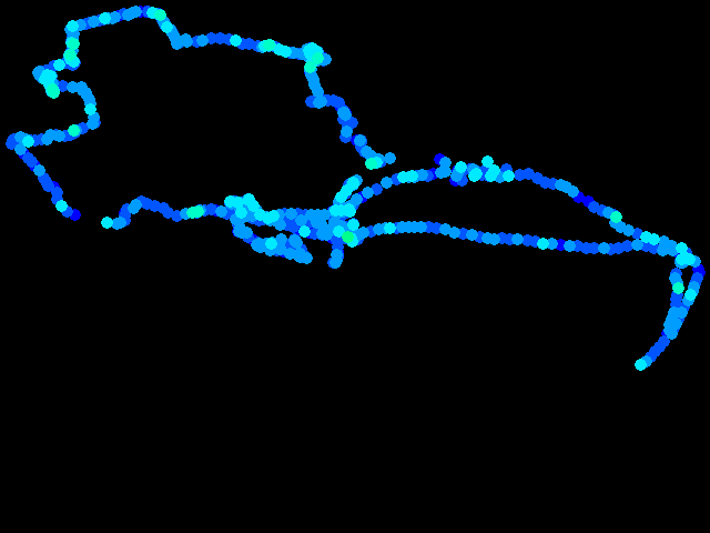  Třebíč - walk 0.04 - 0.54 µSv/h