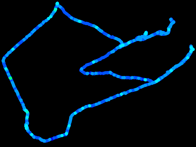  Plešice - walk 0.04 - 0.5 µSv/h