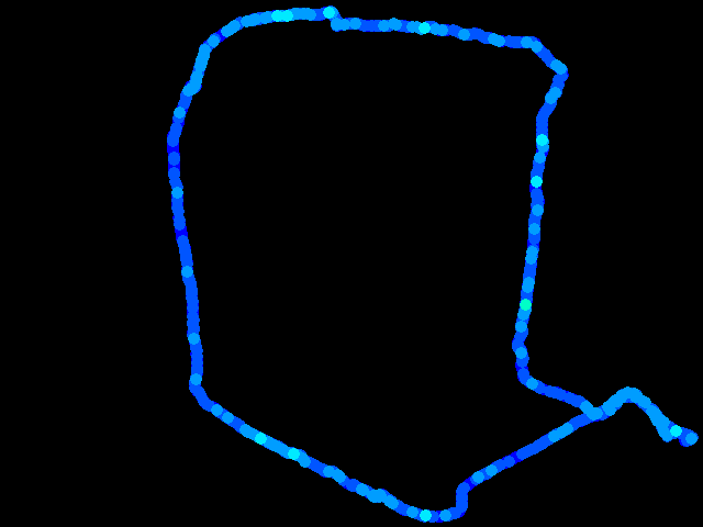  Soběslav - walk 0.04 - 0.43 µSv/h