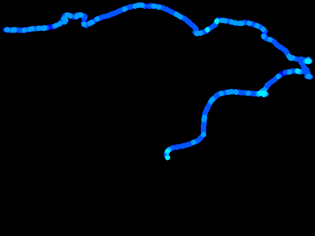  Hrazany, Radíč - walk 0.04 - 0.4 µSv/h