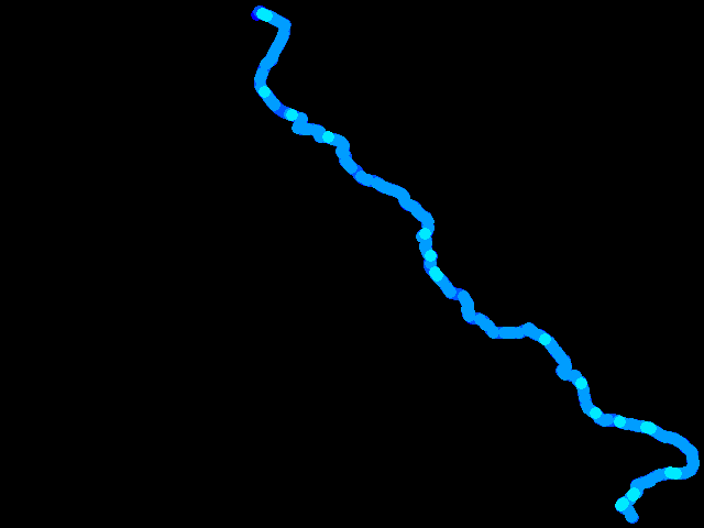  Pulčín, Hradisko, Jahodný, Vsetín - walk 0.04 - 0.4 µSv/h