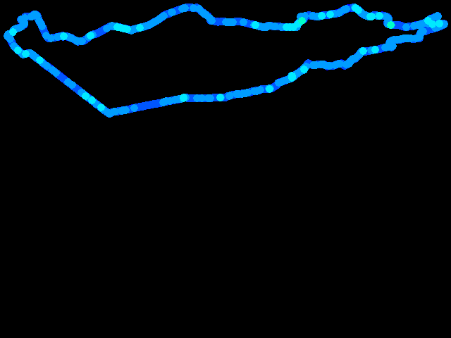  Běštín, Zátor - walk 0.04 - 0.47 µSv/h