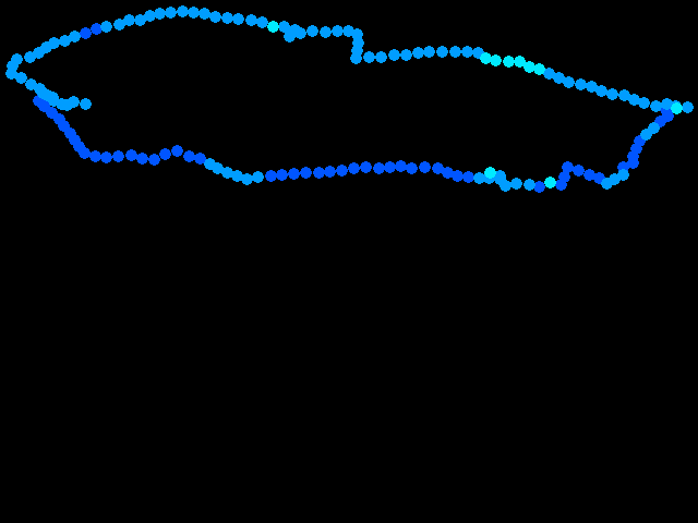  prochazka po Trebici 0.12 - 0.38 µSv/h