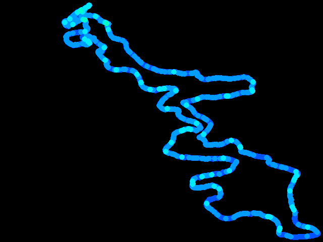  Židova strouha - walk 0.04 - 0.43 µSv/h