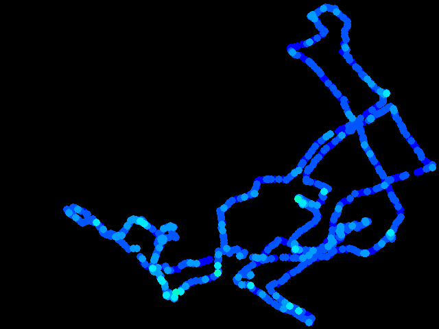  Frýdek-Místek - walk 0.04 - 0.43 µSv/h