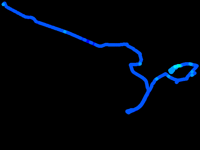  Cesta - 21.9.2025 19:22 - 21.9.2025 20:45 0.06 - 0.41 µSv/h