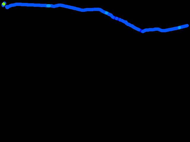  Cesta - 26.9.2025 20:35 - 27.9.2025 08:19 0.05 - 0.7 µSv/h