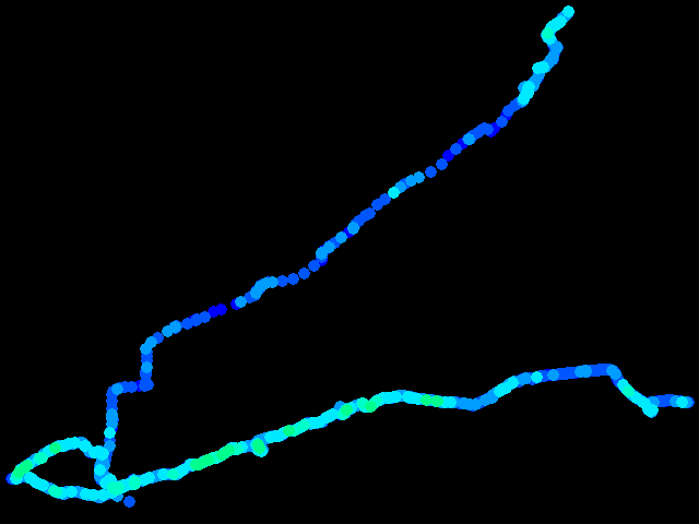  Napoli - walk 0.04 - 0.57 µSv/h