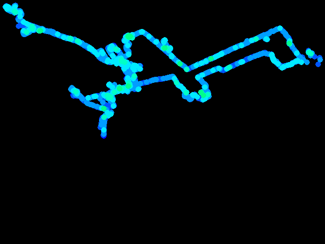  Pompei - walk 0.04 - 0.57 µSv/h