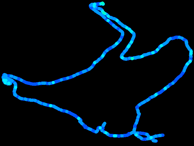  Osek u Duchcova - walk 0.04 - 0.43 µSv/h
