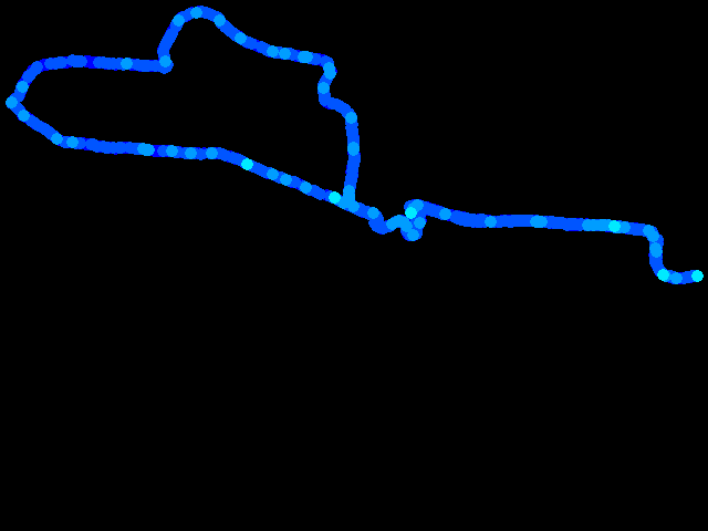  Ústí nad Labem - Střížovický vrch - walk 0.04 - 0.4 µSv/h