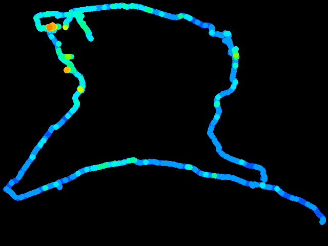  Rožná, Dolní Rožínka - walk 0.04 - 2.23 µSv/h