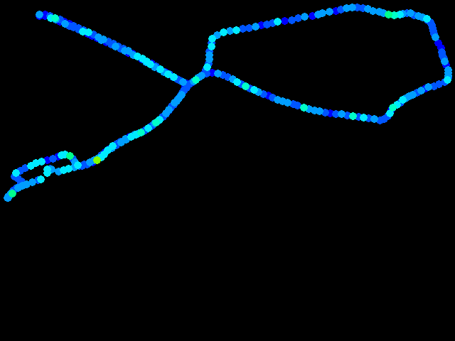  Velká Chmelištná - walk 0.04 - 0.65 µSv/h
