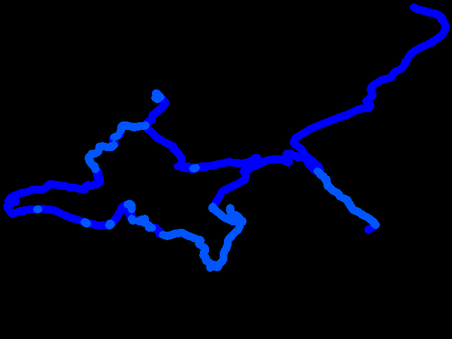  Jaklovce - okolité lesy 0.02 - 0.16 µSv/h