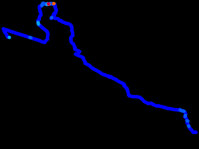  Nagy-Kopasz hill, Soviet Thorium drill sites 0.03 - 14.72 µSv/h