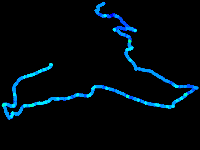  Terénko - mokřady Šumava 0.04 - 0.5 µSv/h