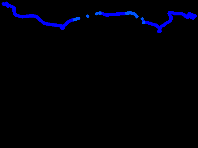  Brno Bystrc -> Lom Hády 0.03 - 0.12 µSv/h