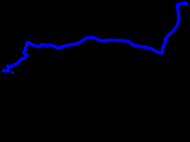  Zbýšov -> Brno 0.05 - 0.09 µSv/h