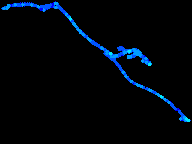  Dubí u Teplic - walk 0.04 - 0.36 µSv/h