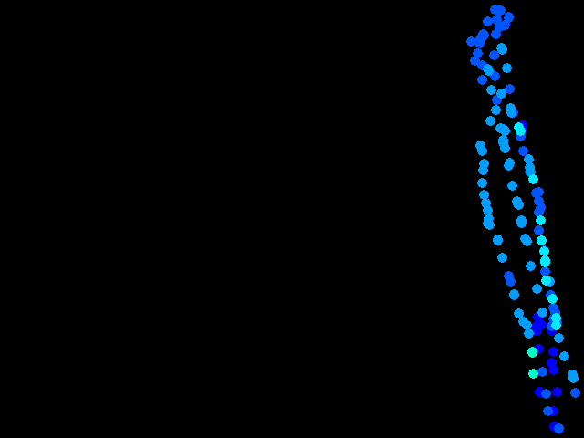  schody Říčanská- Ruská, P10 0.02 - 0.41 µSv/h