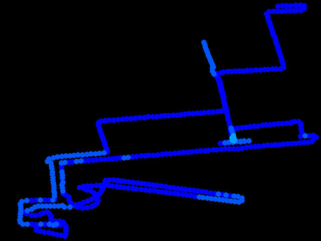  20251213 17-39-01 chůze 0.03 - 0.27 µSv/h