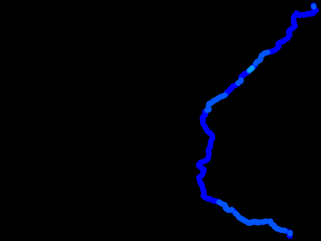  cesta JET - Praha 0.01 - 0.23 µSv/h