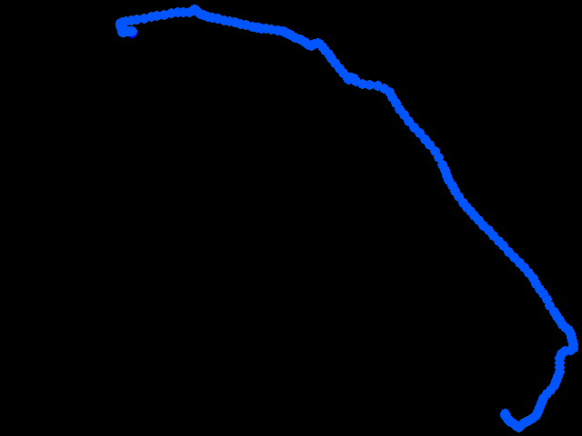  Cesta Olomouc - Majetín 0.04 - 0.4 µSv/h
