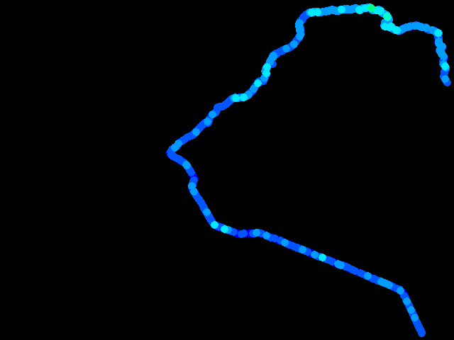  Olomouc - Praděd - Kouty - Olomouc 0.04 - 0.5 µSv/h