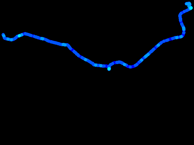  Olomouc - Ptení (vlak) 0.04 - 0.36 µSv/h