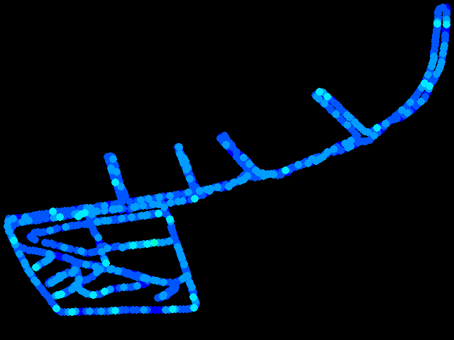  Příbram mapovaní 2- chůze (for SÚRO 06411208) 0.04 - 0.43 µSv/h