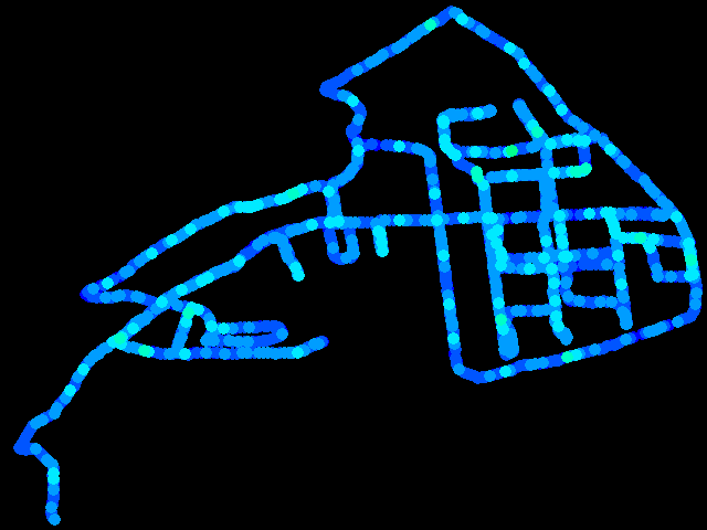  Příbram mapovaní 3- chůze (for SÚRO 06411211) 0.04 - 0.5 µSv/h