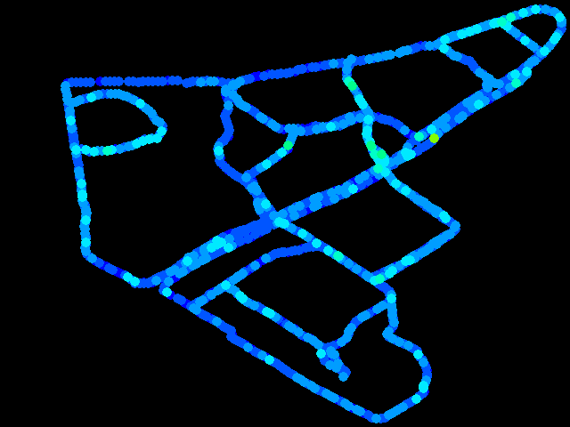 Příbram mapovaní 7- chůze (for SÚRO 06411219) 0.04 - 0.65 µSv/h