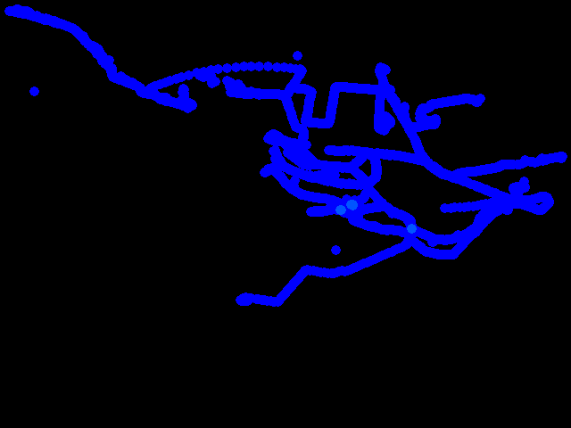  Prechádza po Bernolákove + pár žilových kameňov 0.02 - 0.18 µSv/h