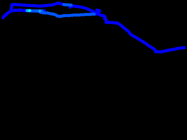  20251107 walk 1m 0.04 - 0.3 µSv/h