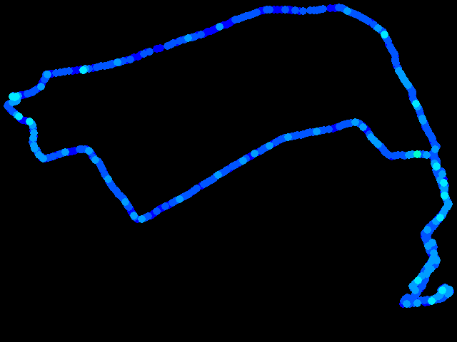  Tábor - walk 0.04 - 0.43 µSv/h