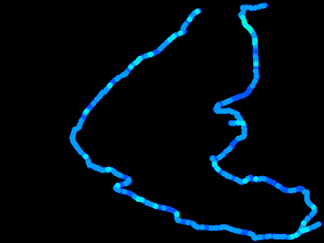  Čestice, Kruslov - walk 0.04 - 0.43 µSv/h