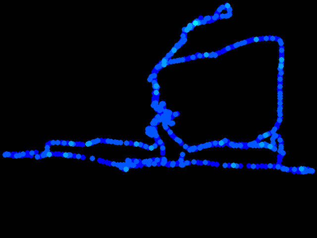  Mountain View, CA, USA - walk 0.04 - 0.32 µSv/h