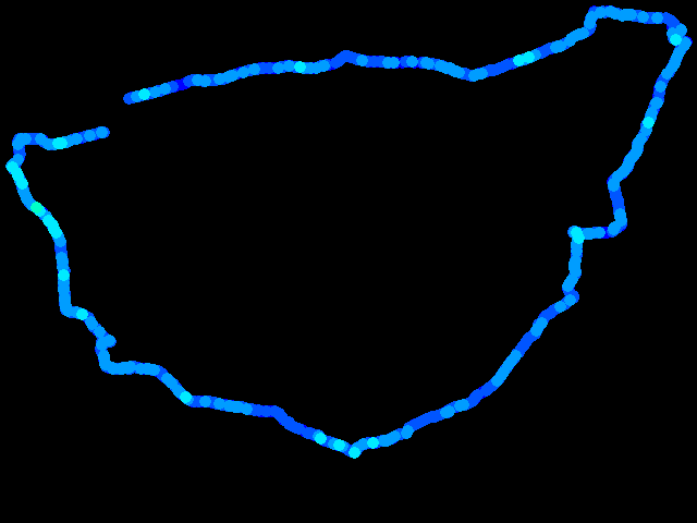  Čestice, Prkošín - walk 0.04 - 0.43 µSv/h