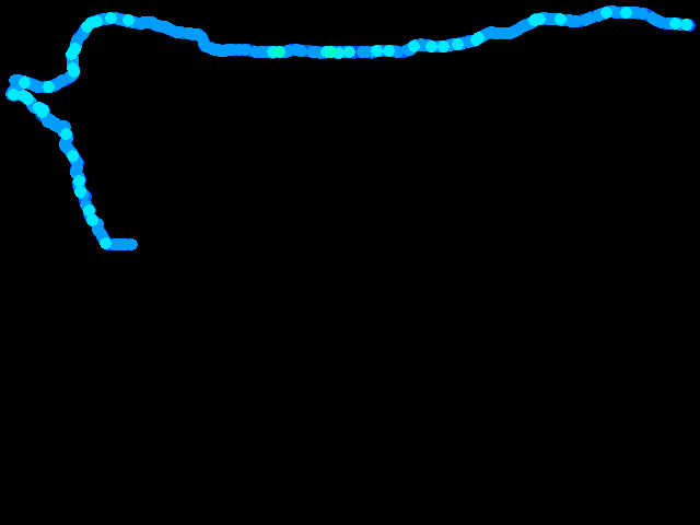  Velké Karlovice, Staré Hamry - walk 0.04 - 0.47 µSv/h