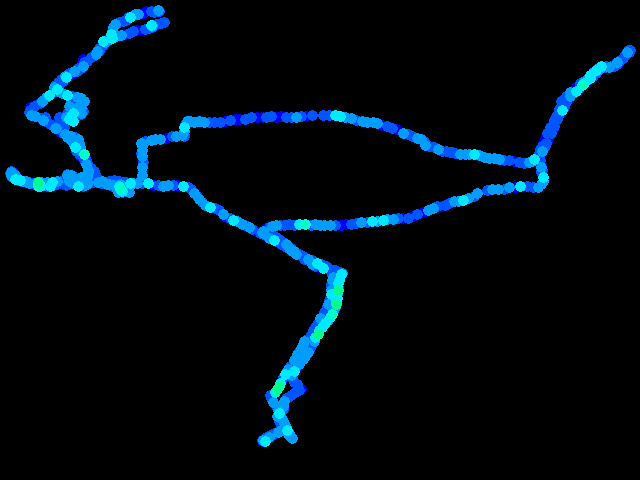  Rožmitál pod Třemšínem- chůze (for SÚRO 06411129) 0.04 - 0.57 µSv/h