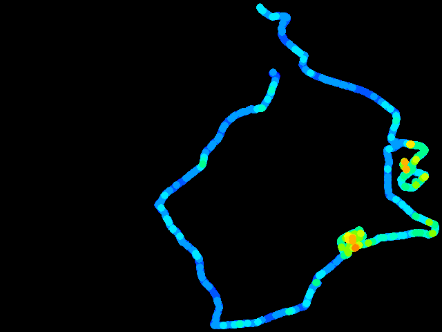  Příbram, haldy 15 a 4, vojna- chůze (for SÚRO 06410307) 0.04 - 2.05 µSv/h